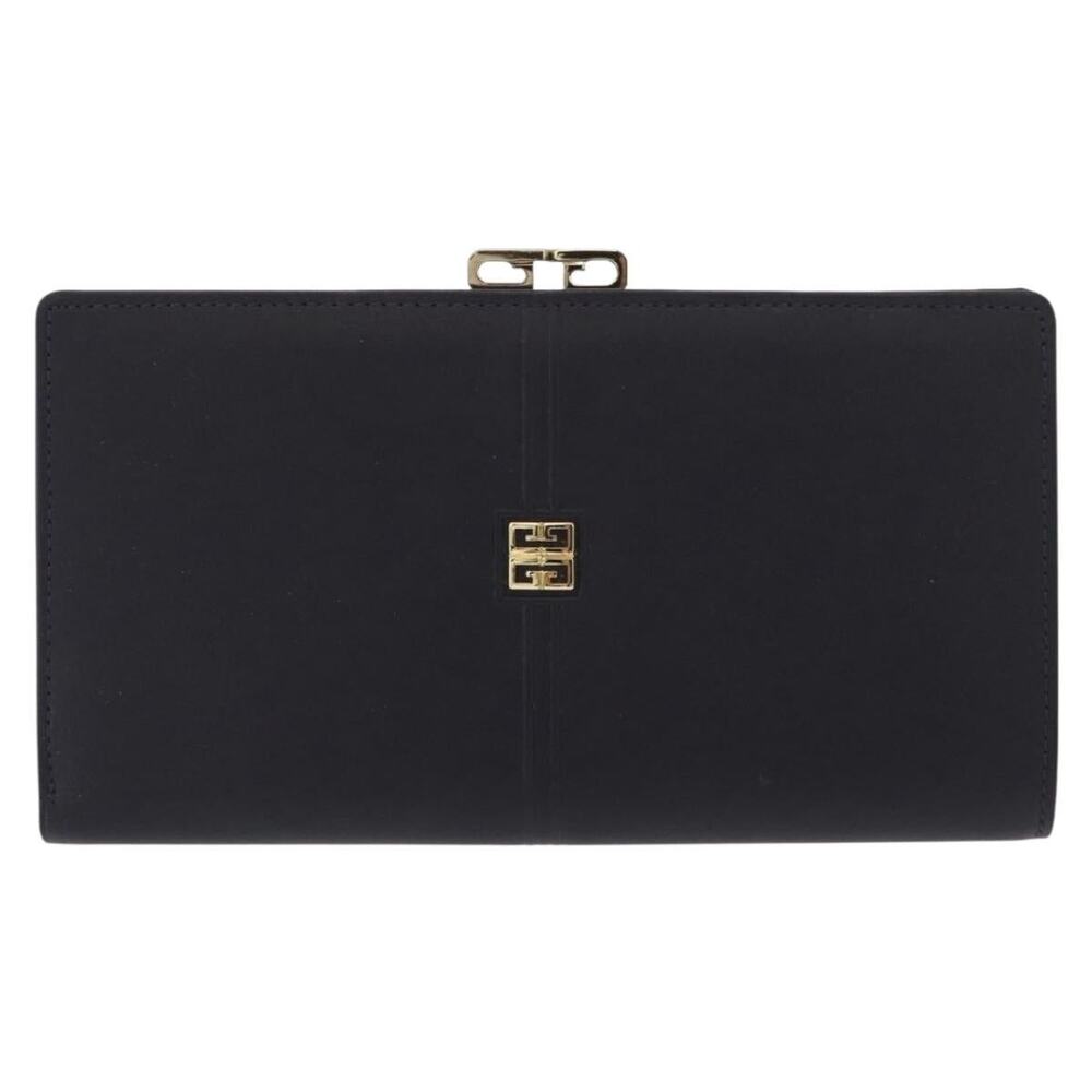 Givenchy Leather Long Wallet Black